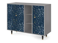 Aparador - 125x98x48 cm - BS2 - Starfall, Gris