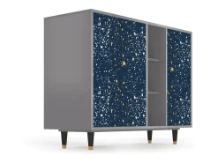 Aparador - 125x98x48 cm - BS2 - Starfall, Gris