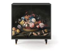 Aparador - 94x96x48 cm - BS3 - Still Life with Flowers, Antracita