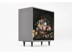 Aparador - 94x96x48 cm - BS3 - Still Life with Flowers, Gris