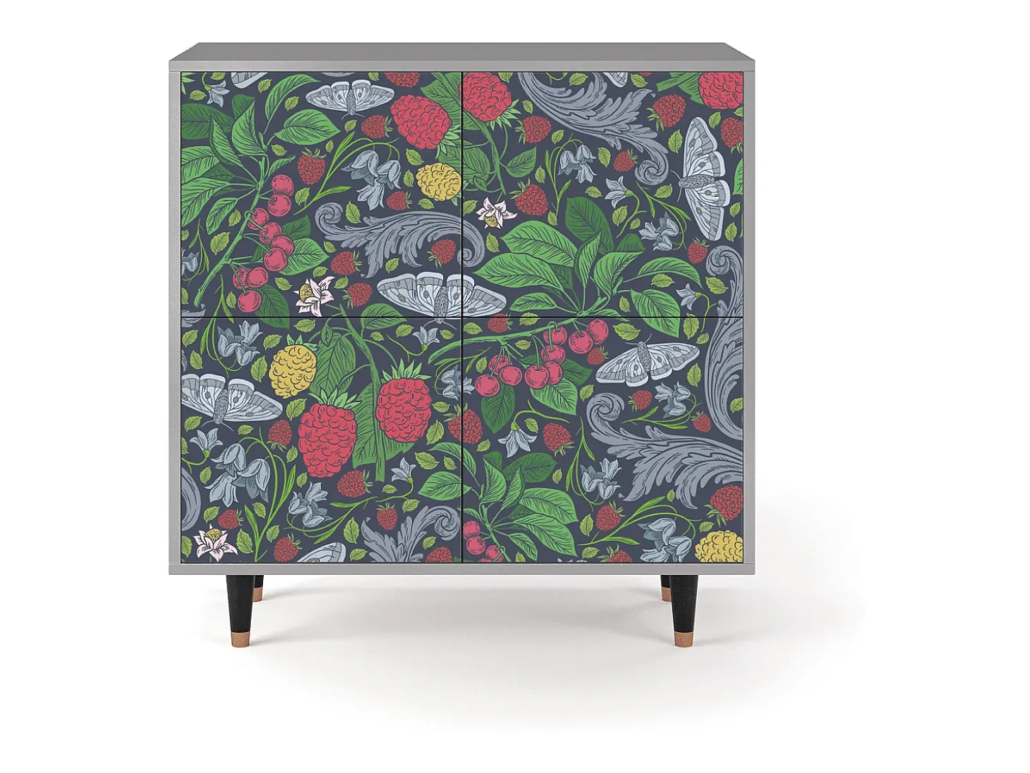 Aparador - 94x96x48 cm - BS3 - Summer Berries, Gris