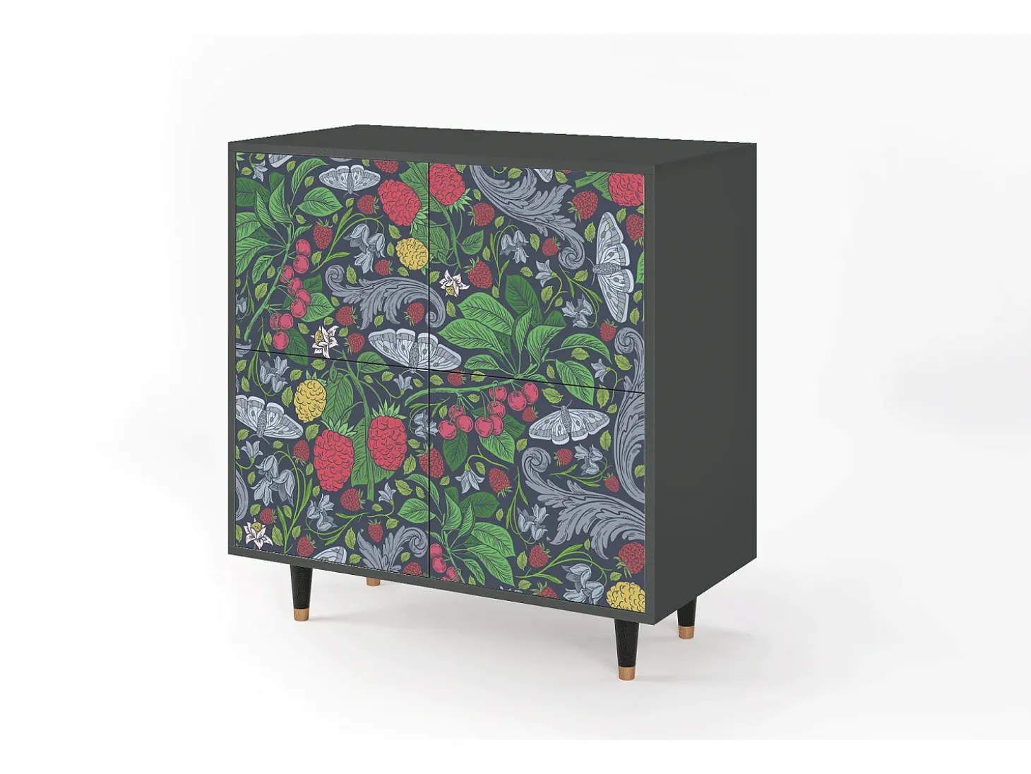 Aparador - 94x96x48 cm - BS3 - Summer Berries, Antracita