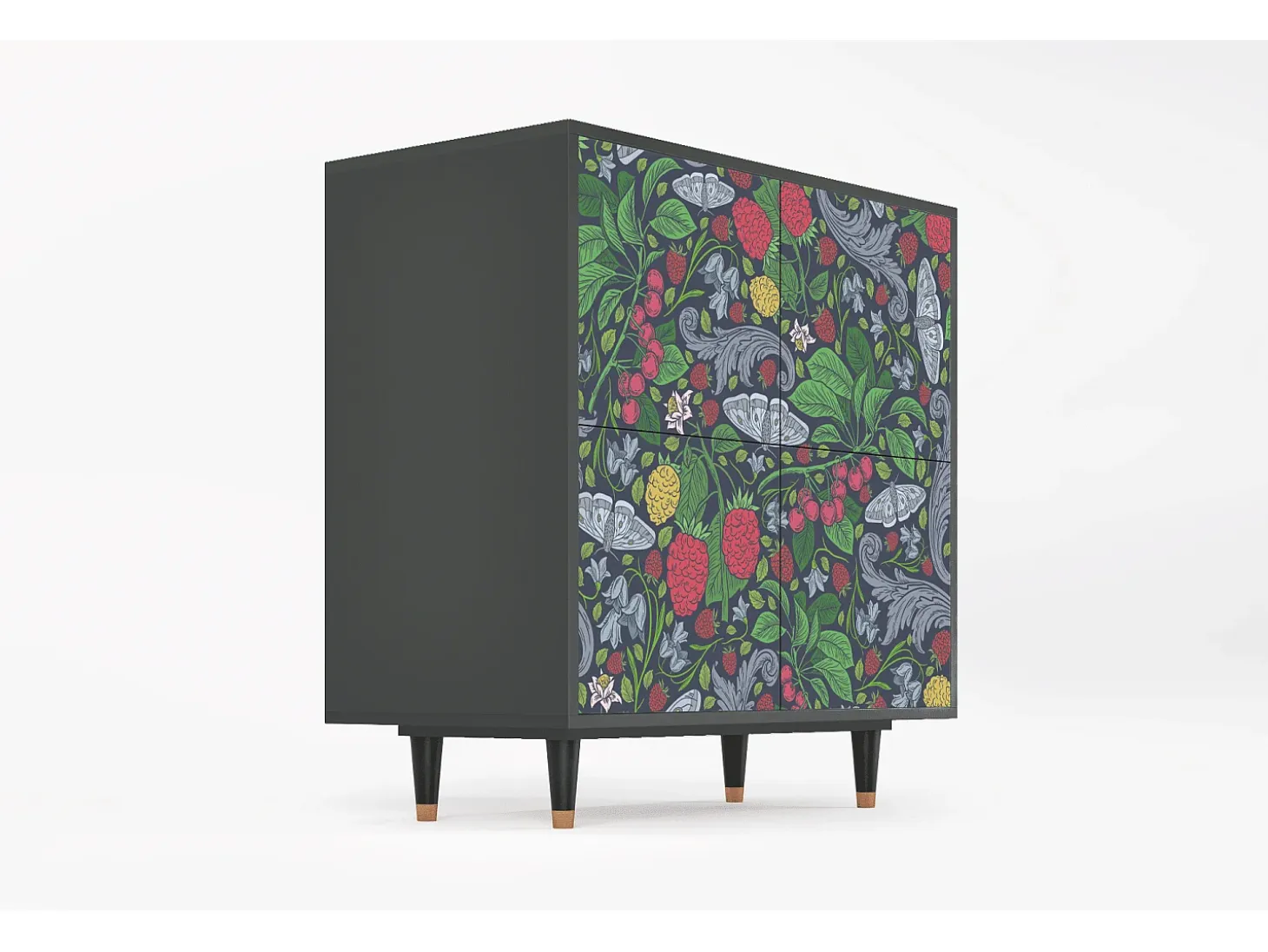 Aparador - 94x96x48 cm - BS3 - Summer Berries, Antracita