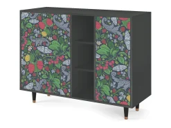 Aparador - 125x98x48 cm - BS2 - Summer Berries, Antracita