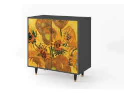 Aparador - 94x96x48 cm - BS3 - Sunflowers, Antracita