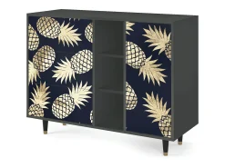 Aparador - 125x98x48 cm - BS2 - Sunny Pineaple, Antracita