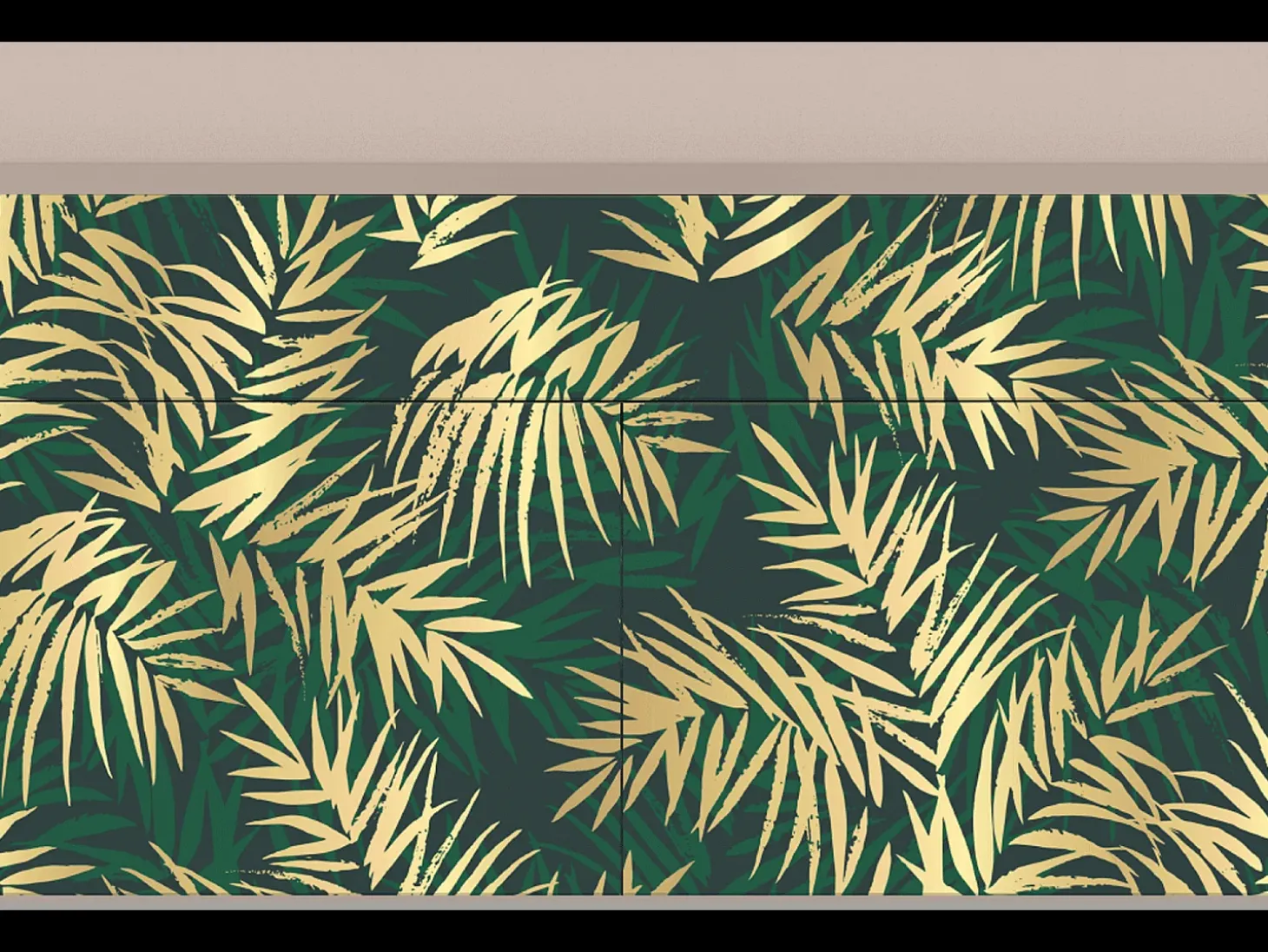 Aparador - 115x85x48 cm - BS4 - Sunny Palm Tree, Latte