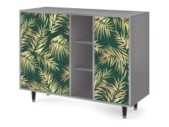 Aparador - 125x98x48 cm - BS2 - Sunny Palm Tree, Gris