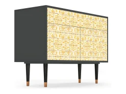 Aparador - 115x85x48 cm - BS4 - Sunshiny Tile, Antracita