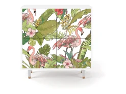 Aparador - 94x96x48 cm - BS3 - Sweet Flamingo, Blanco