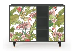 Aparador - 125x98x48 cm - BS2 - Sweet Flamingo, Antracita