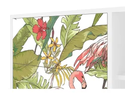 Aparador - 125x98x48 cm - BS2 - Sweet Flamingo, Blanco
