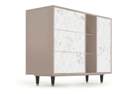 Aparador - 125x98x48 cm - BS2 - Sweet Cotton, Latte