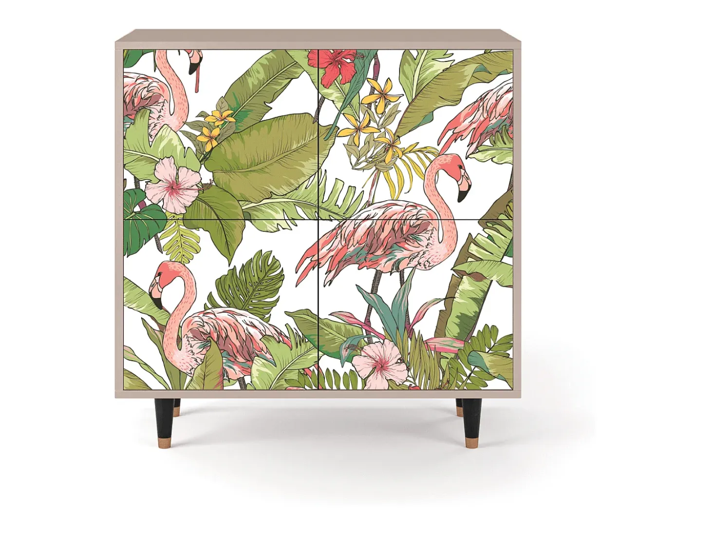 Aparador - 94x96x48 cm - BS3 - Sweet Flamingo, Latte