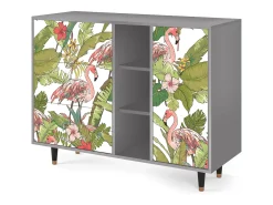 Aparador - 125x98x48 cm - BS2 - Sweet Flamingo, Gris