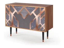 Aparador - 115x85x48 cm - BS4 - Taupe Anatomy, Nogal