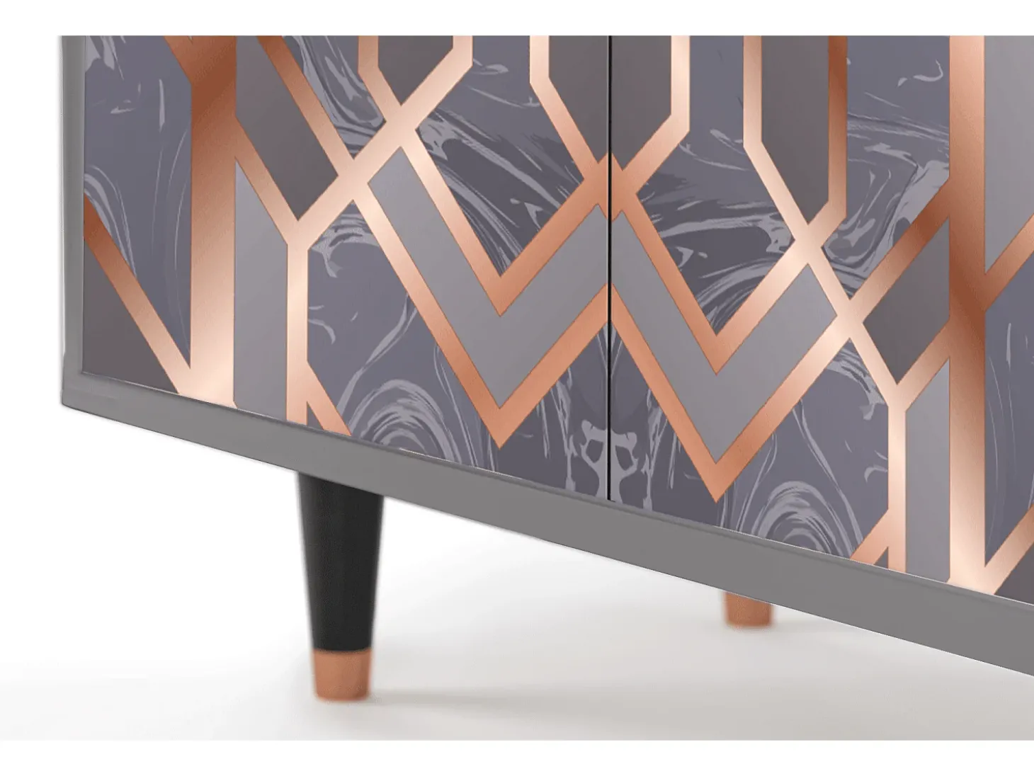 Aparador - 94x96x48 cm - BS3 - Taupe Anatomy, Gris