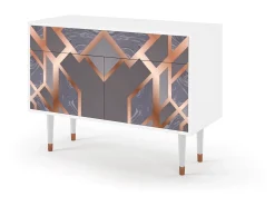 Aparador - 115x85x48 cm - BS4 - Taupe Anatomy, Blanco