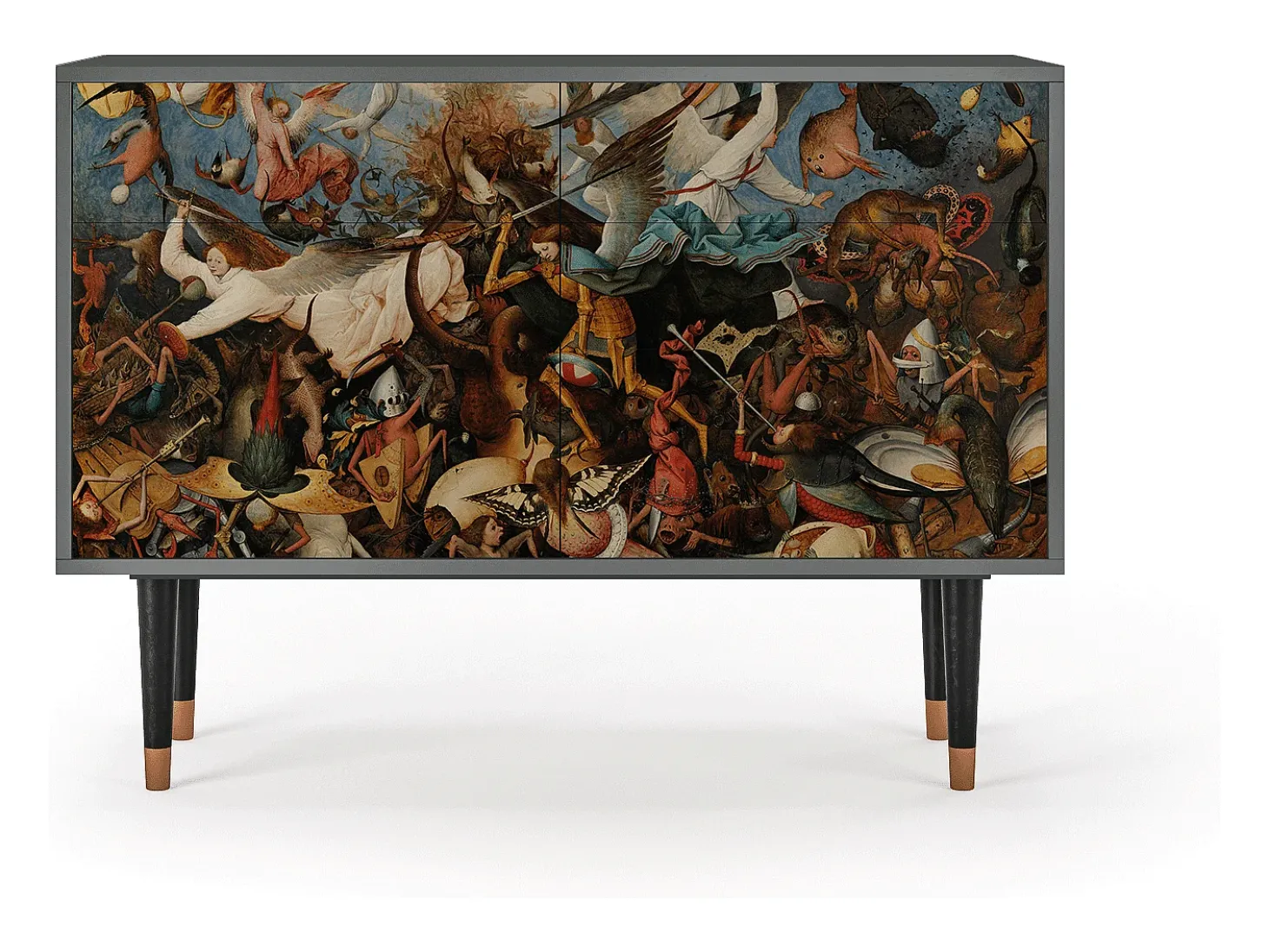 Aparador - 115x85x48 cm - BS4 - The Fall, Antracita