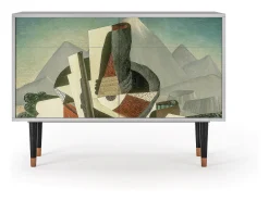 Aparador - 115x85x48 cm - BS4 - The Cubist Paintings , Gris