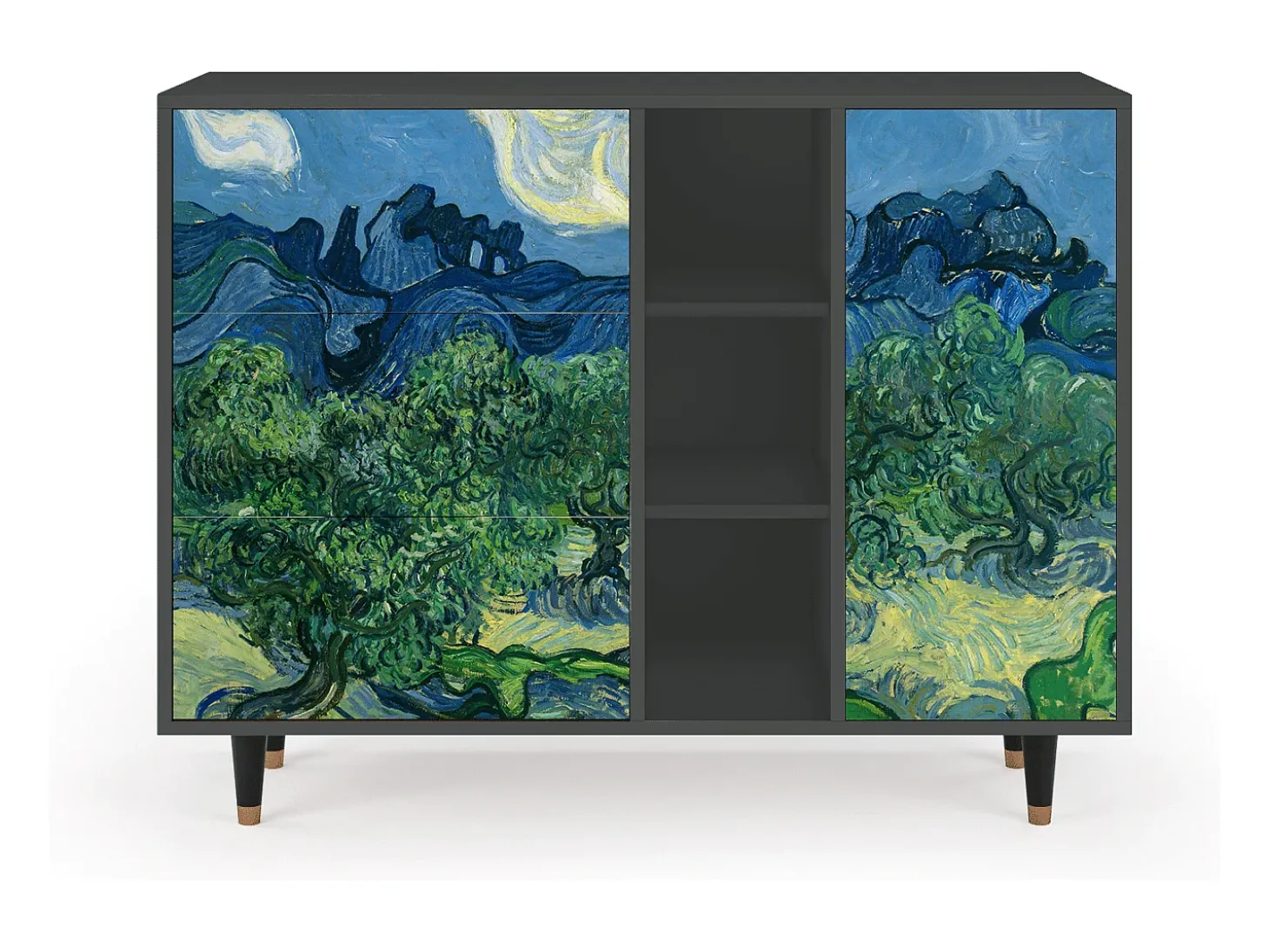 Aparador - 125x98x48 cm - BS2 - The Oil Trees, Antracita