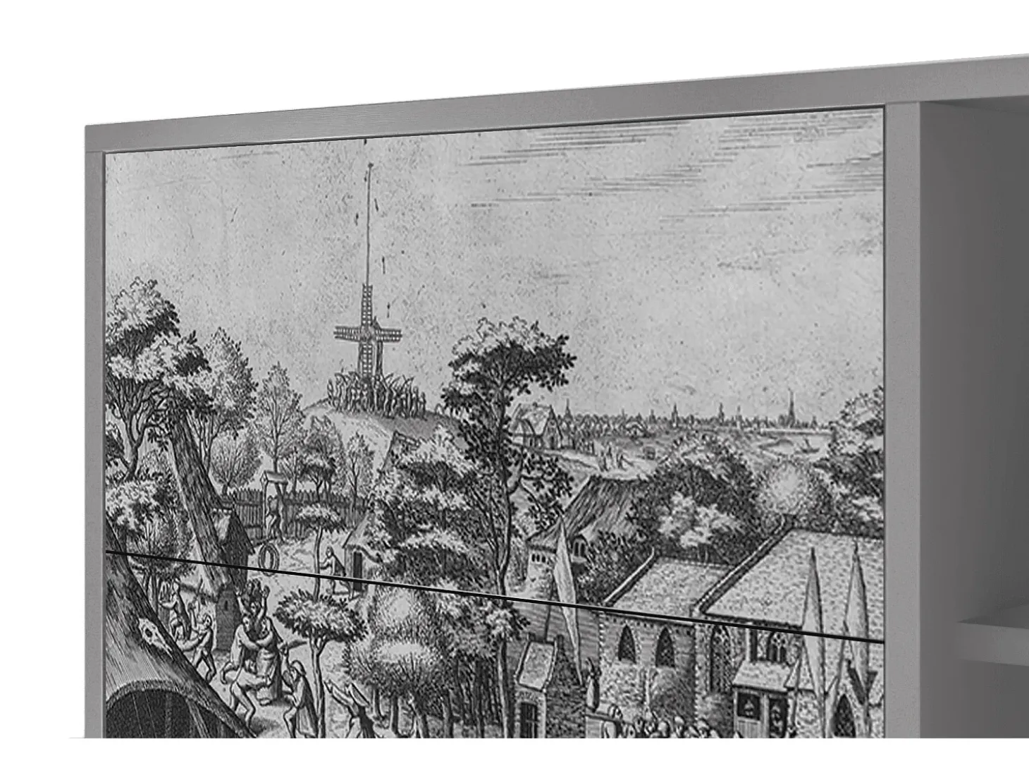 Aparador - 125x98x48 cm - BS2 - The Festival of Saint, Gris