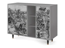 Aparador - 125x98x48 cm - BS2 - The Festival of Saint, Gris