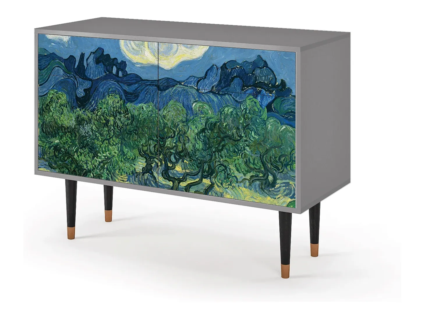 Aparador - 115x85x48 cm - BS4 - The Oil Trees, Gris