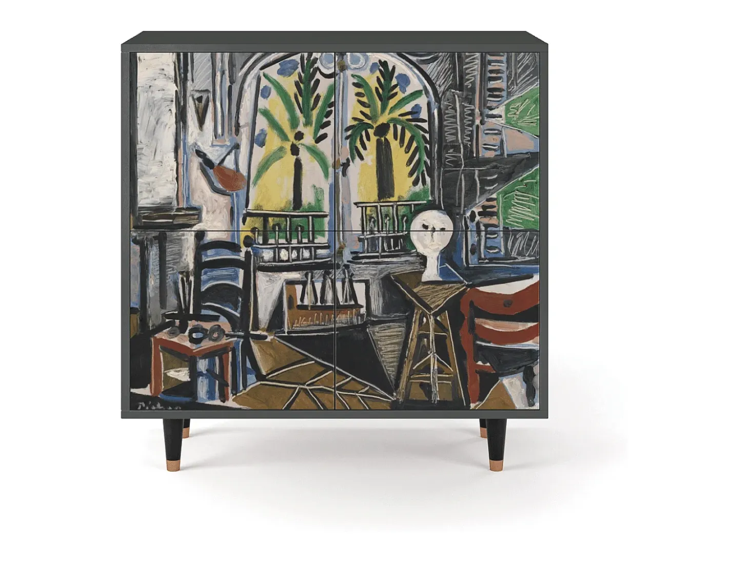 Aparador - 94x96x48 cm - BS3 - The Studio , Antracita