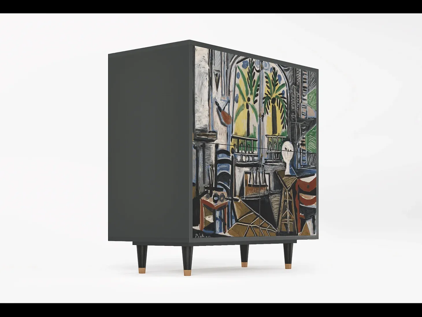 Aparador - 94x96x48 cm - BS3 - The Studio , Antracita