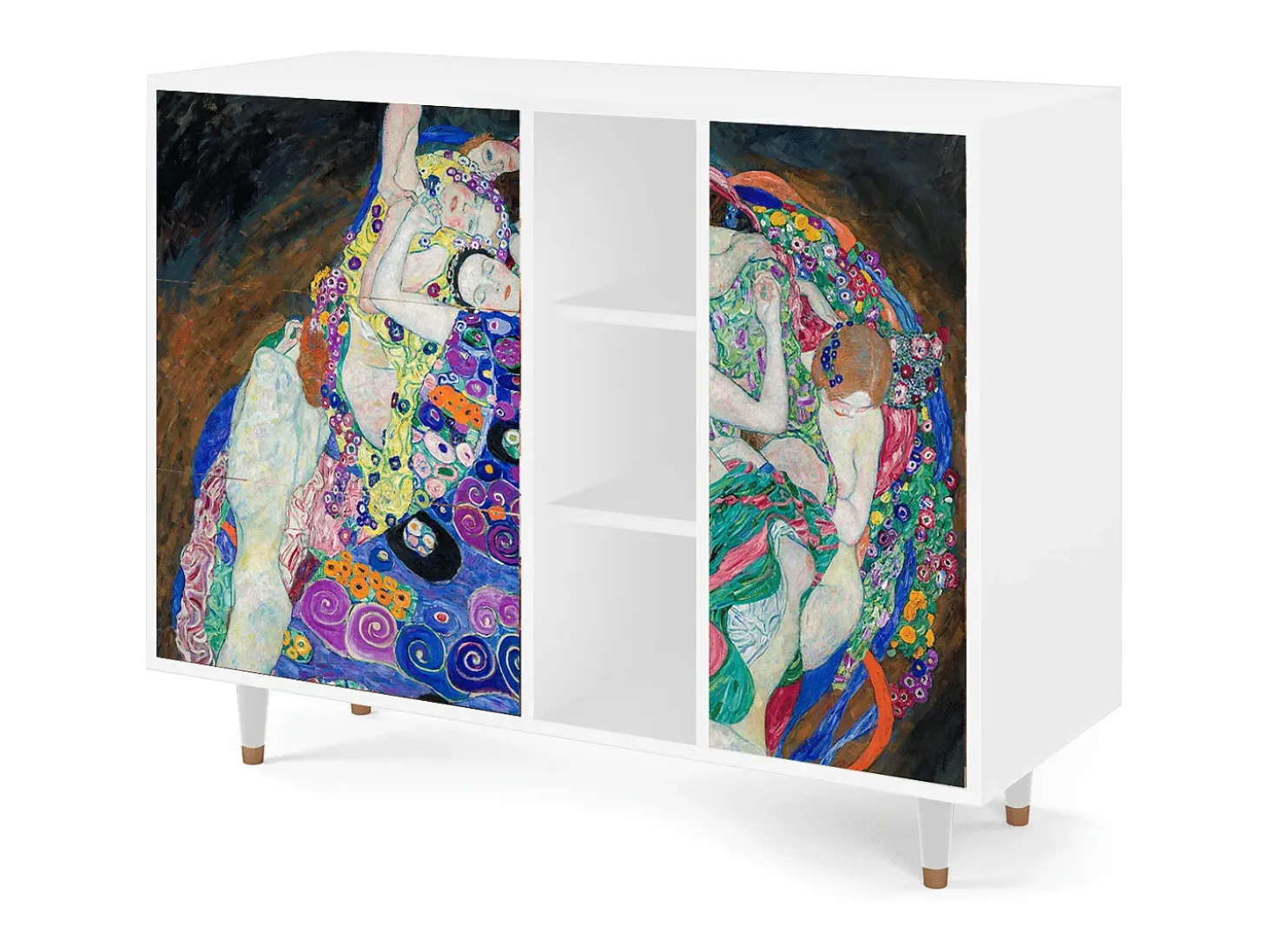 Aparador - 125x98x48 cm - BS2 - The Maiden by Klimt, Blanco