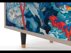 Aparador - 94x96x48 cm - BS3 - The Girl - James Jean, Latte