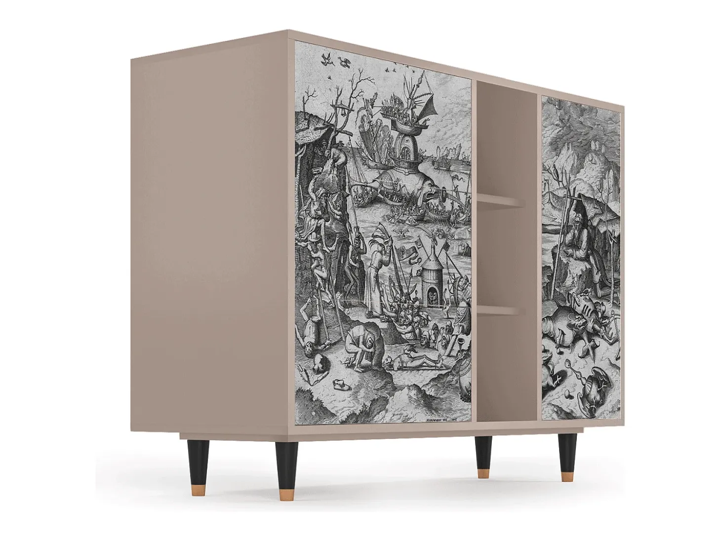 Aparador - 125x98x48 cm - BS2 - The Temptation, Latte