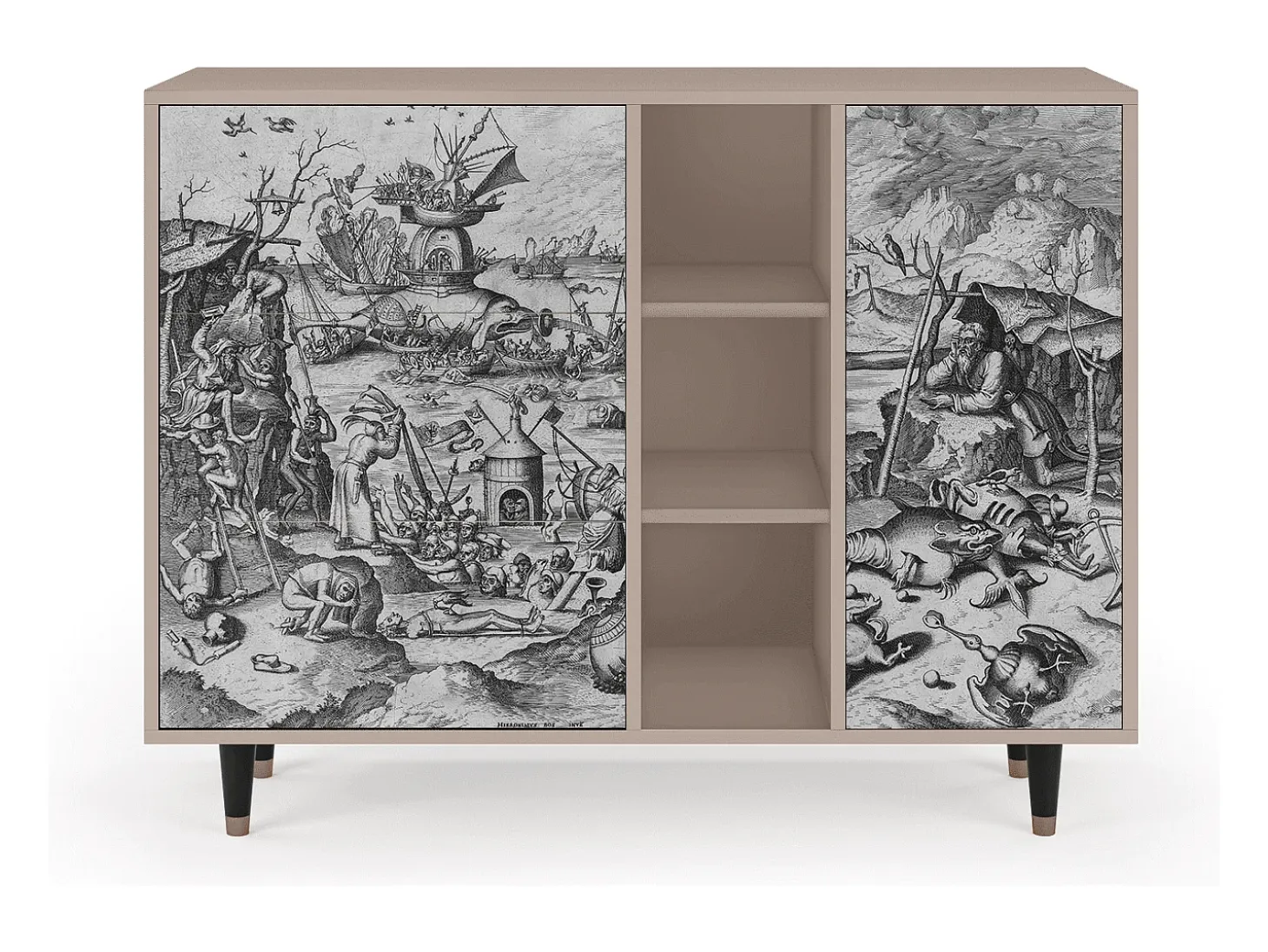 Aparador - 125x98x48 cm - BS2 - The Temptation, Latte