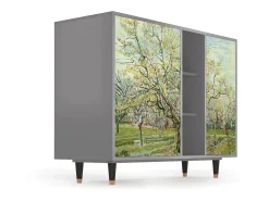 Aparador - 125x98x48 cm - BS2 - The Blanco Orchard, Gris