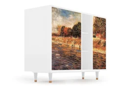 Aparador - 125x98x48 cm - BS2 - The Banks, Blanco