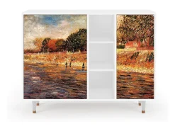 Aparador - 125x98x48 cm - BS2 - The Banks, Blanco