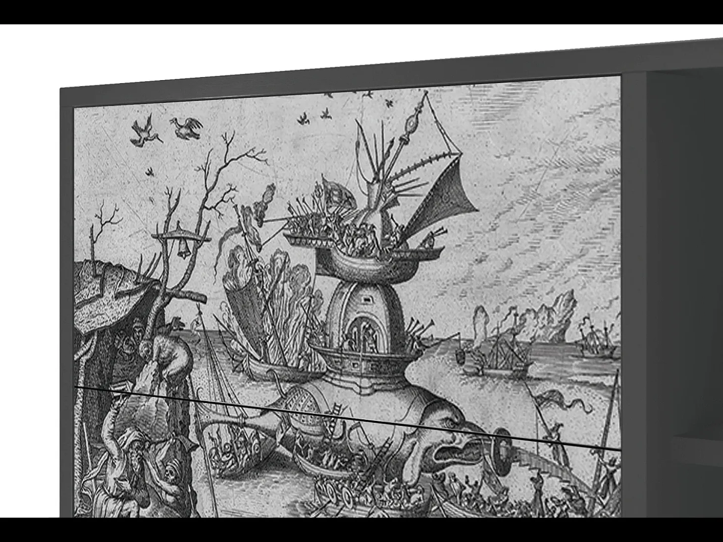 Aparador - 125x98x48 cm - BS2 - The Temptation, Antracita