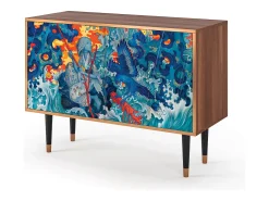 Aparador - 115x85x48 cm - BS4 - The Girl - James Jean, Nogal