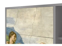 Aparador - 125x98x48 cm - BS2 - The Creation of Adam, Gris