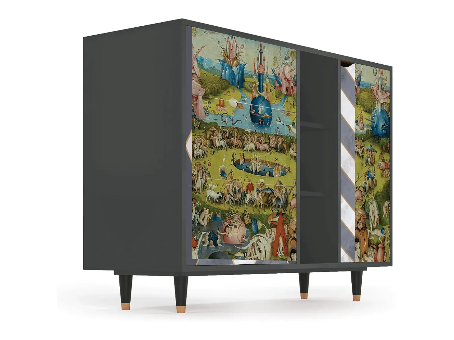 Aparador - 125x98x48 cm - BS2 - The Garden 2 by Bosch, Antracita