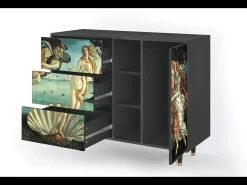 Aparador - 125x98x48 cm - BS2 - The Birth of Venus, Antracita