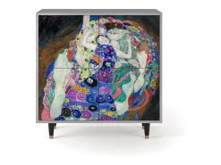 Aparador - 94x96x48 cm - BS3 - The Maiden by Klimt, Gris