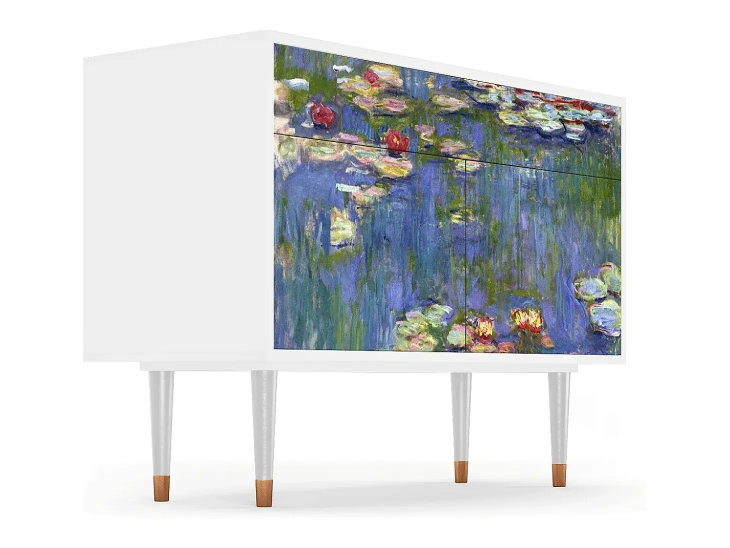 Aparador - 115x85x48 cm - BS4 - The water lily pond , Blanco