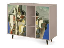Aparador - 125x98x48 cm - BS2 - The Cubist Paintings , Latte