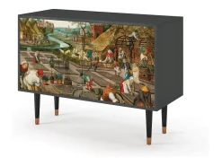 Aparador - 115x85x48 cm - BS4 - The Younger - Spring, Antracita
