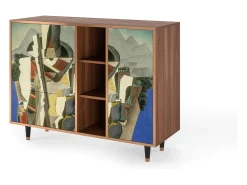 Aparador - 125x98x48 cm - BS2 - The Cubist Paintings , Nogal