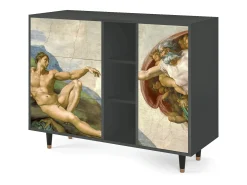 Aparador - 125x98x48 cm - BS2 - The Creation of Adam, Antracita