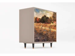 Aparador - 94x96x48 cm - BS3 - The Banks, Latte