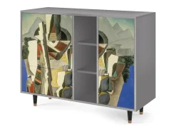Aparador - 125x98x48 cm - BS2 - The Cubist Paintings , Gris